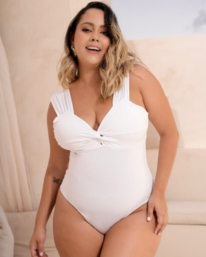 Body Tanga Adelgazante con Pliegues