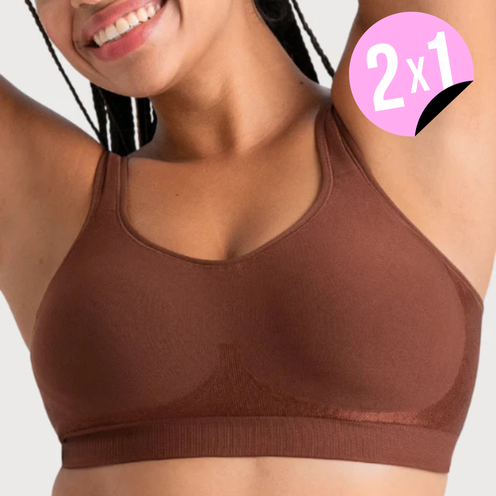 Sujetador Sin Aros Moldeador 2X1