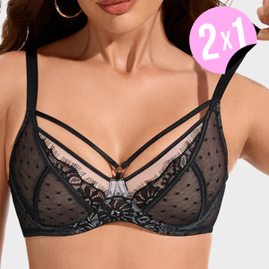 Sujetador Minimizer de Encaje 2X1