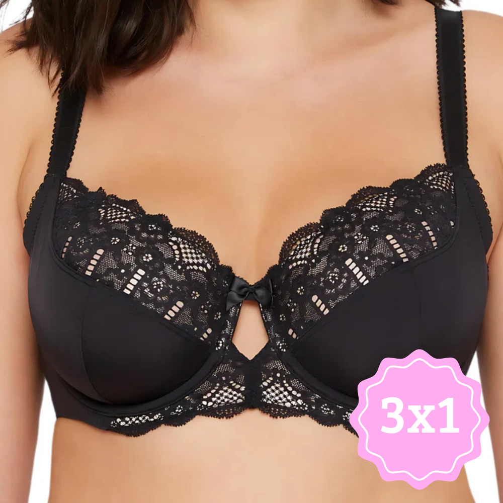 Sujetador Reductor Con Aros Y Sin Relleno 3x1