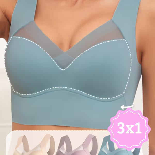 Sujetadores sin Costuras de Fibra de Hielo 3X1