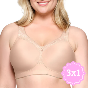Sujetador Sin Costuras Ela 3x1