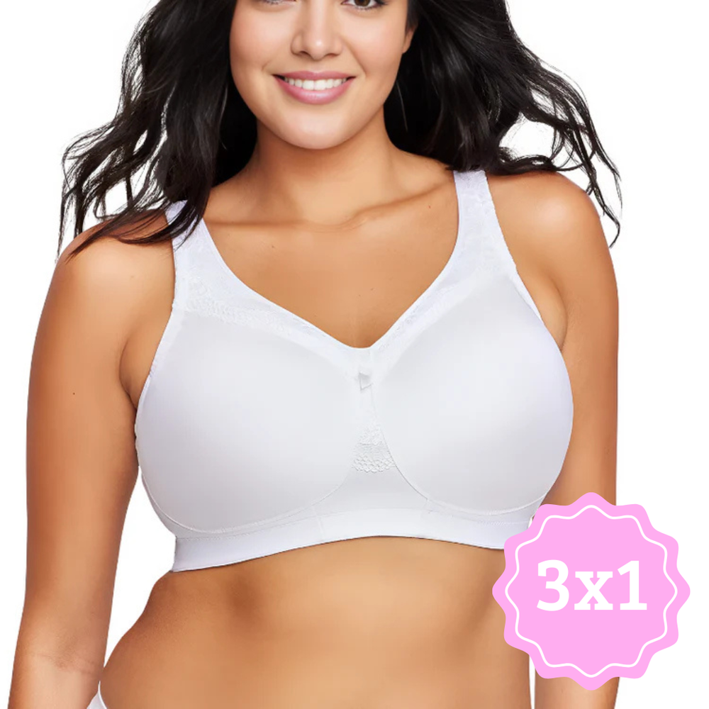 Sujetador Sin Costuras y con Sujeción Ela 3X1