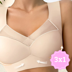 Sujetadores Inalámbricos de Malla Elegante 3x1