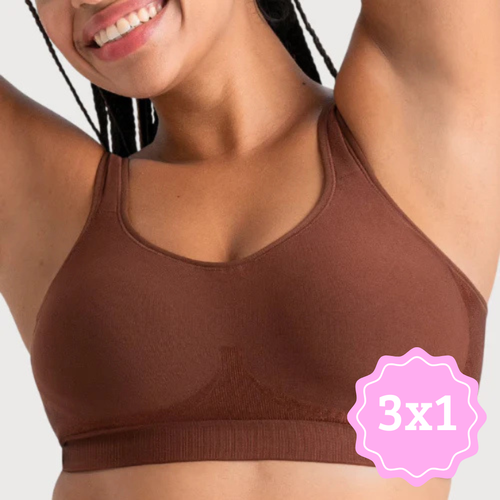 Sujetador Sin Aros Moldeador  Aura Wear 3X1