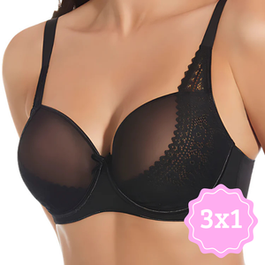 Sujetador Selene con Aros Karina 3X1