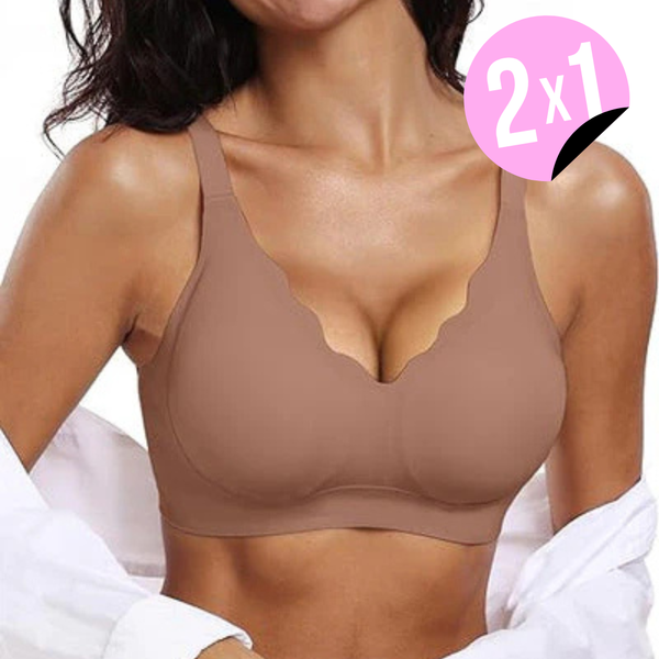 Sujetadores con relleno en forma de concha 2X1