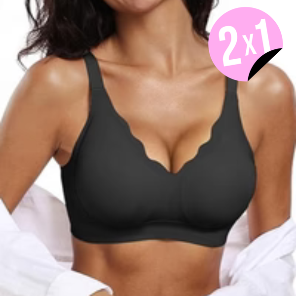 Sujetadores con relleno en forma de concha 2X1