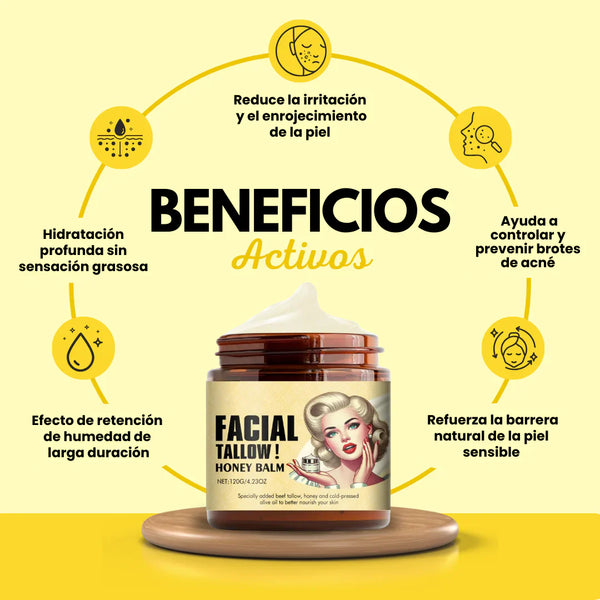 Bálsamo de Sebo de Res Para Reparación