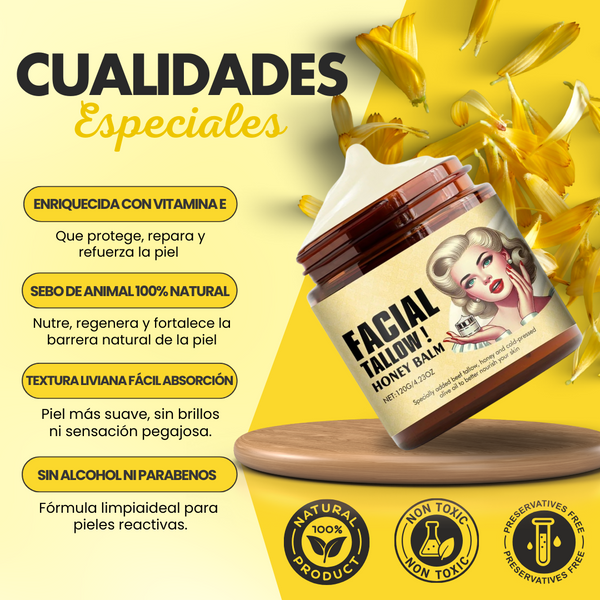 Bálsamo de Sebo de Res Para Reparación